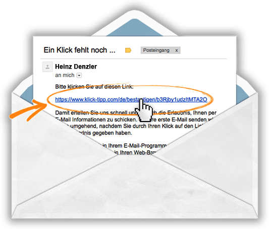 E-Mail Bestätigung Heinz